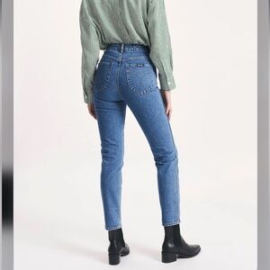 Rolla’s 26 Dusters high rise slim Neighbourhood Blue jeans